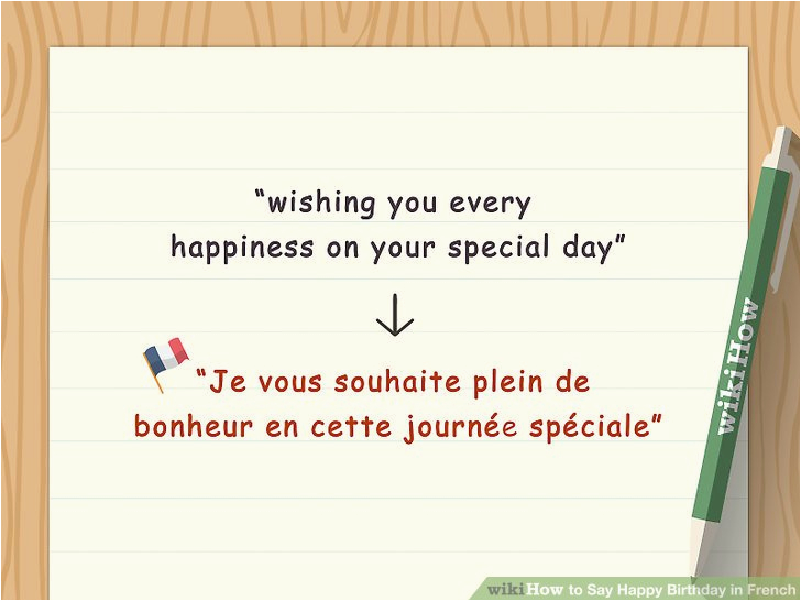 say happy birthday in french