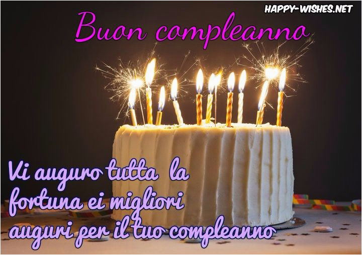 happy birthday wishes italian