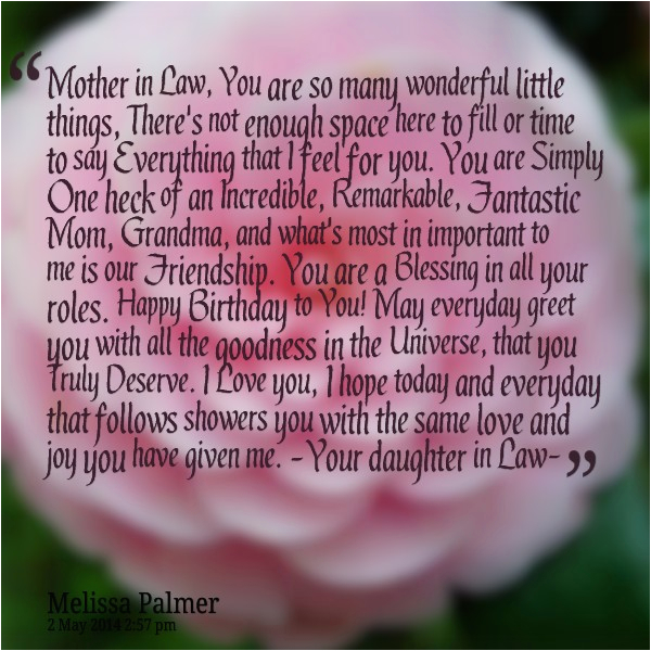 happy birthday mother in law quotes