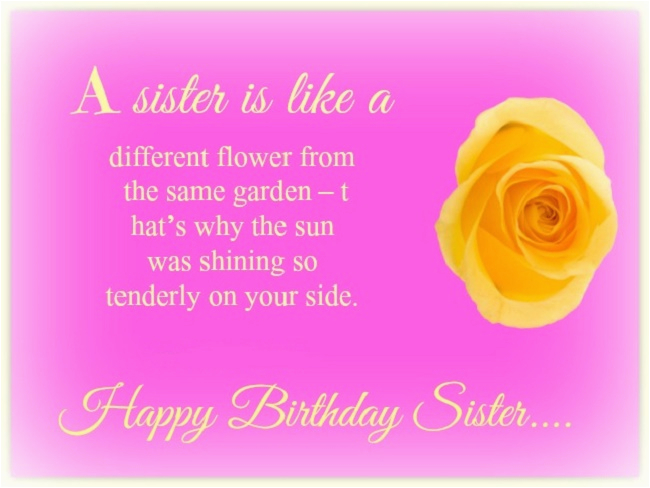 birthday quotes for sister wishes for sister