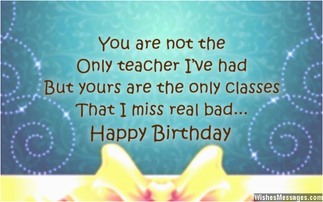 birthday quotes for teachers