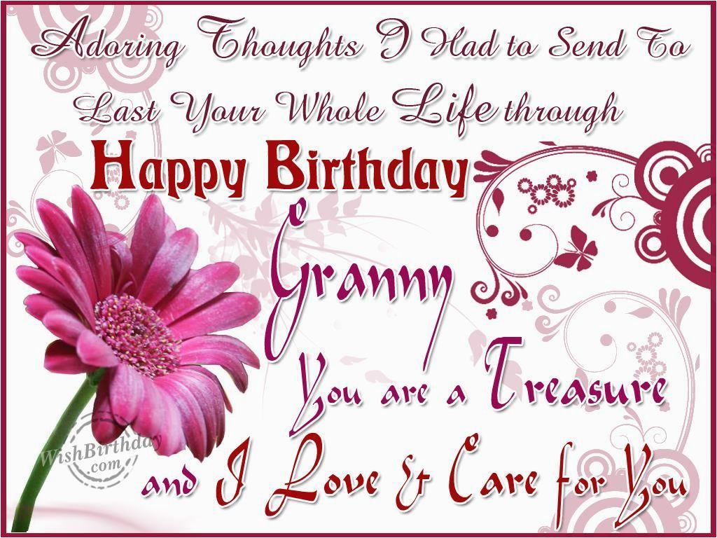 happy birthday granny