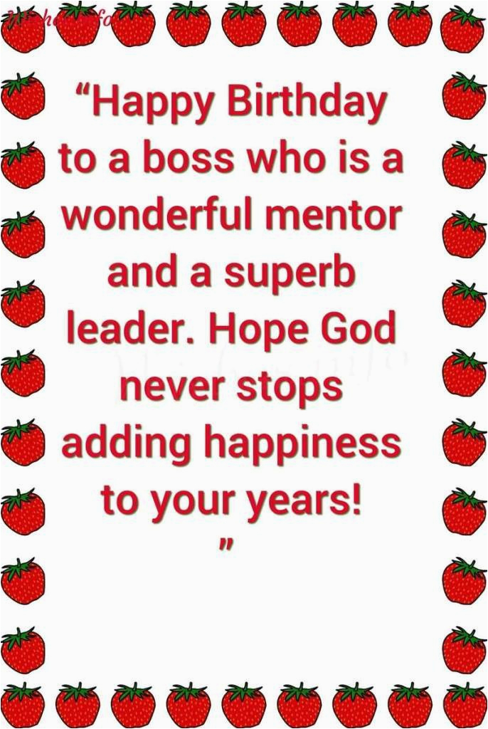 43 best boss birthday greetings