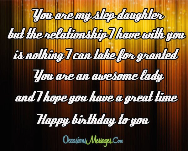 step daughter birthday wishes