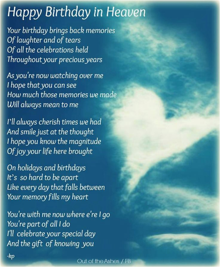 happy birthday quotes for people in heaven