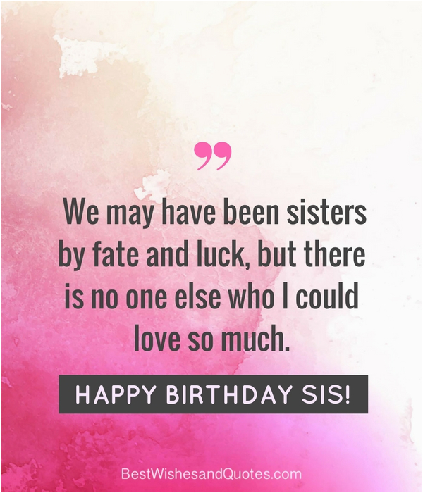 happy birthday sister