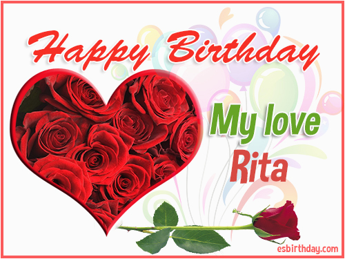 happy birthday rita