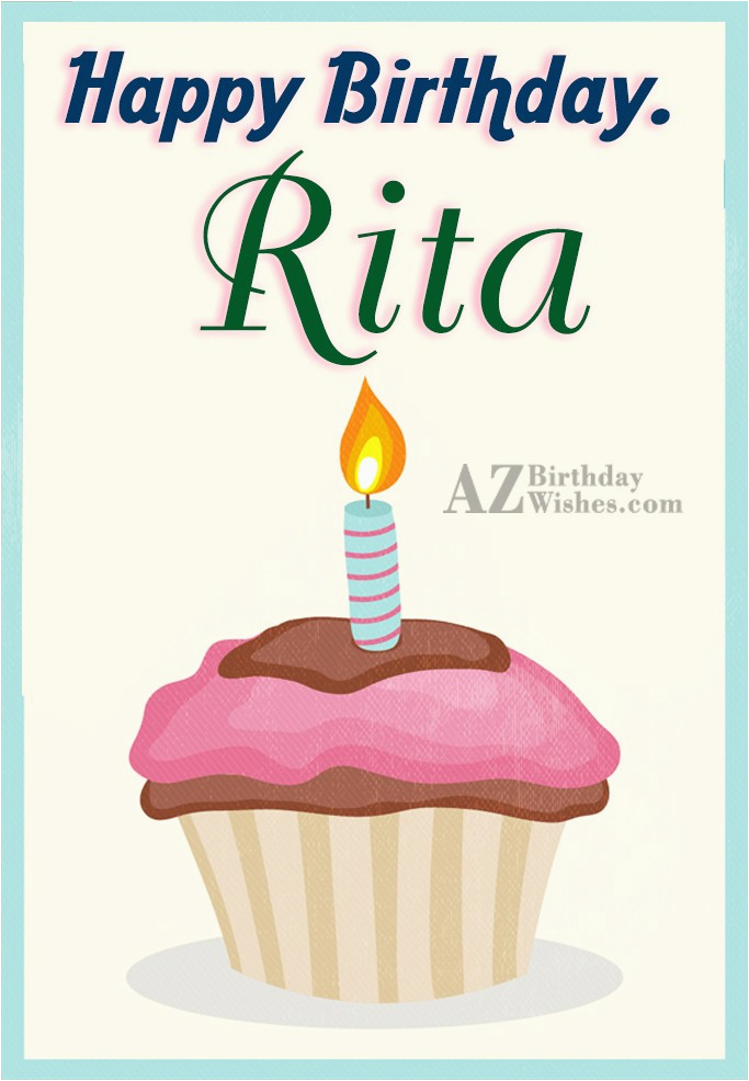 happy birthday rita