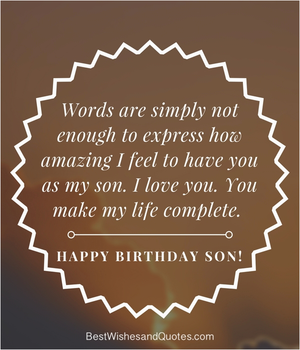 happy birthday son