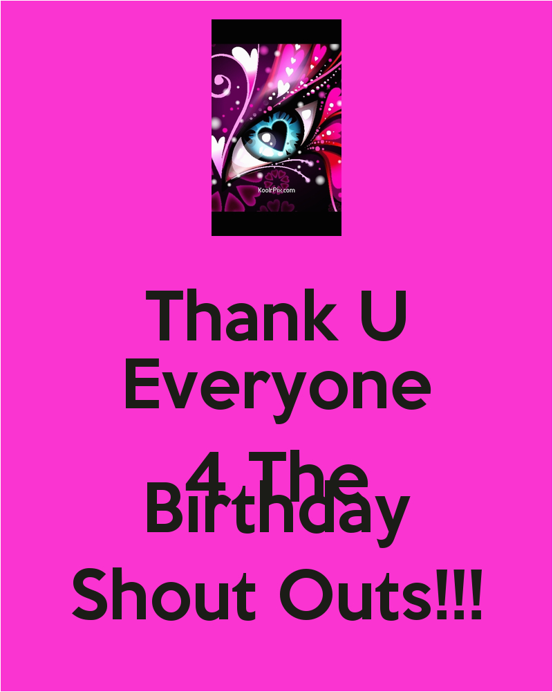 birthday shout out quotes