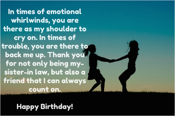 birthday quotes wishes for sister in law