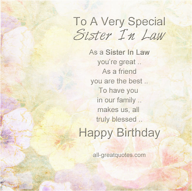 Happy Birthday Sister In Law Quotes Pictures BirthdayBuzz