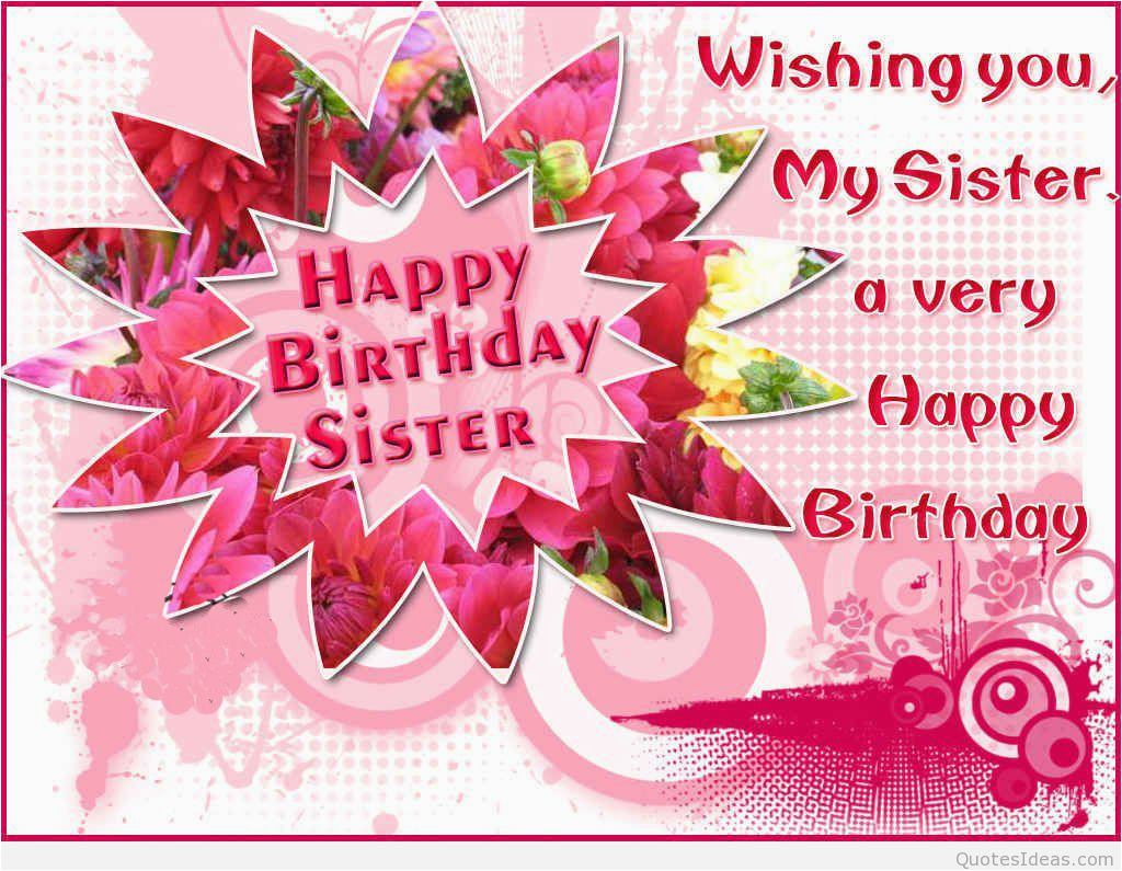 happy birthday to my sister quotes and images