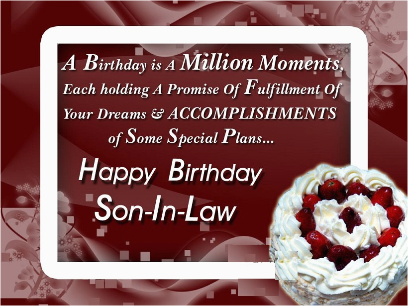 happy birthday quotes for son in law
