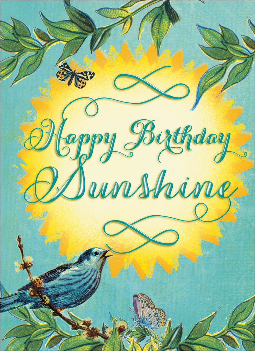 sunshine happy birthday quotes