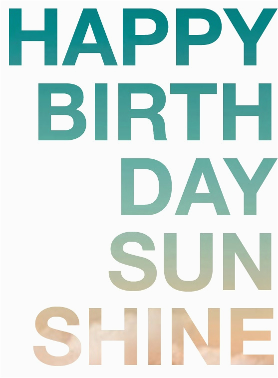 sunshine happy birthday quotes