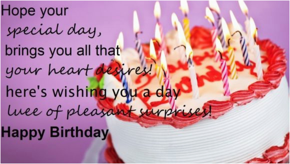 happy birthday cake message
