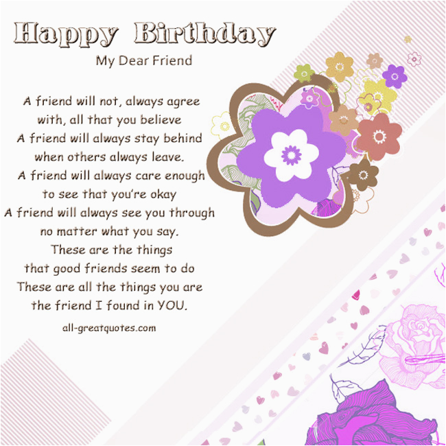 dear friend birthday quotes