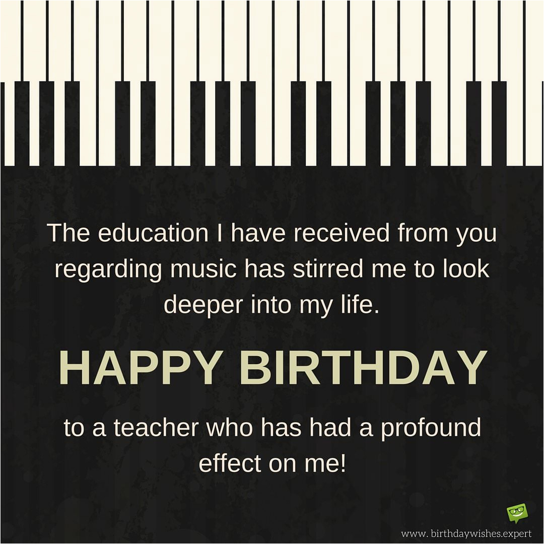 birthday wishes for teachers professors and instructors