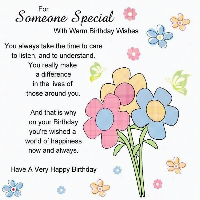 Happy Birthday to A Special Person Quotes | BirthdayBuzz