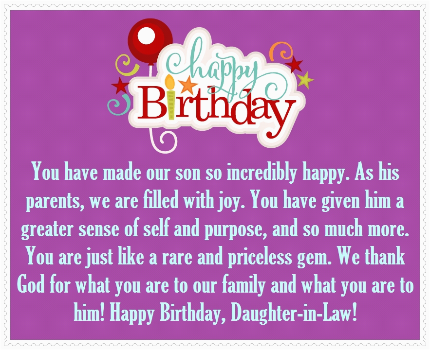 daughter in law birthday quotes