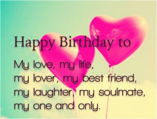 happy birthday my love quotes poems