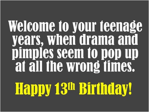 Happy Birthday To My 13 Year Old Daughter Quotes 13th Birthday Wishes 