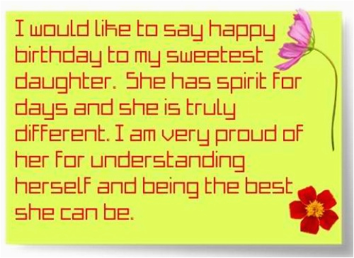 birthday wishes for daughter from mom