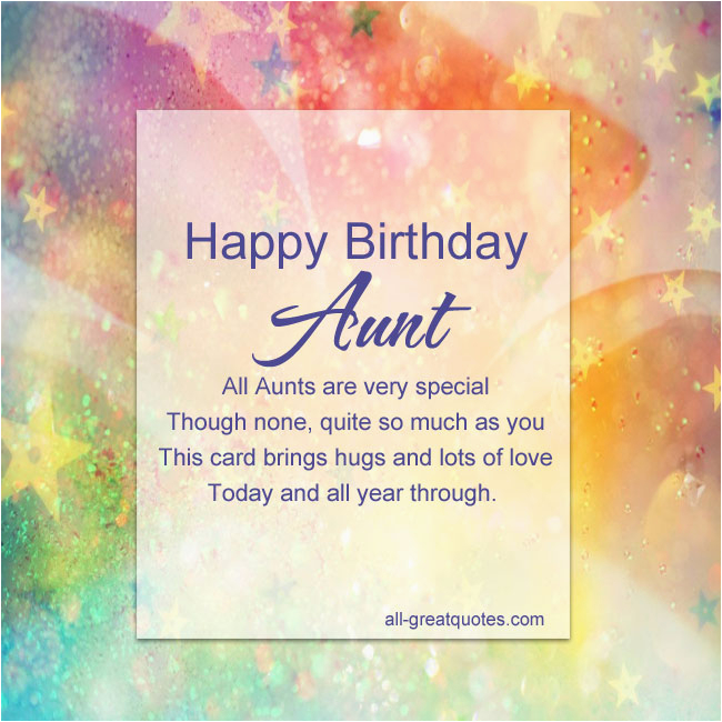 happy birthday aunt quotes