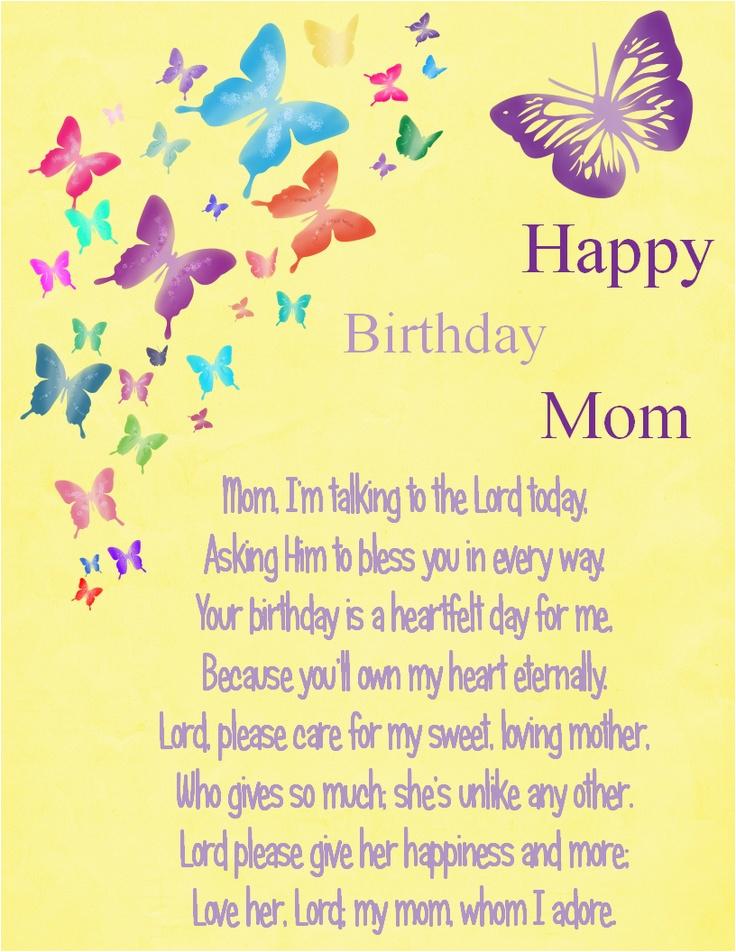 happy birthday mom