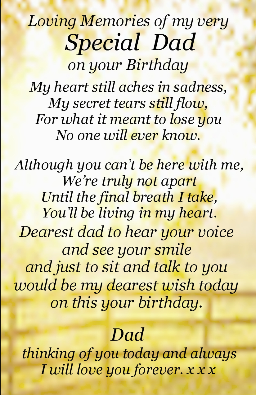 Happy Birthday to My Dead Father Quotes | BirthdayBuzz