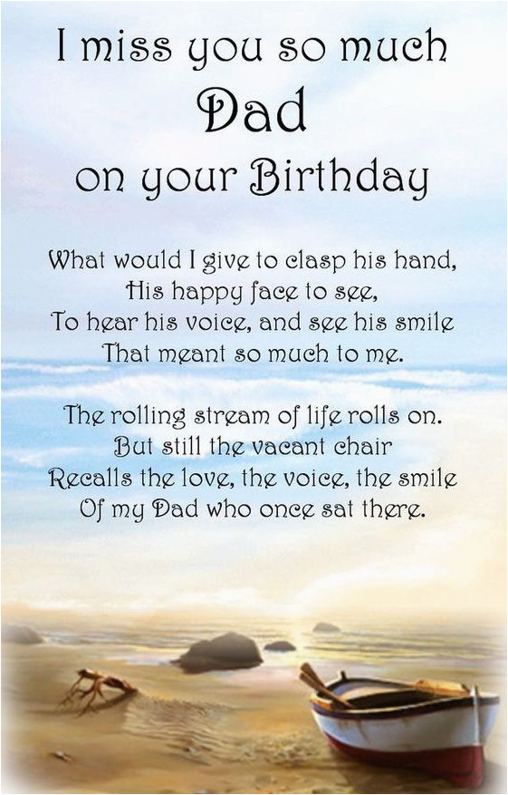 happy birthday dad in heaven quotes poems