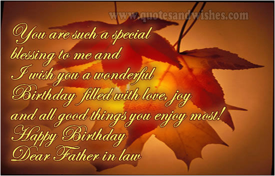 happy birthday dear father in law