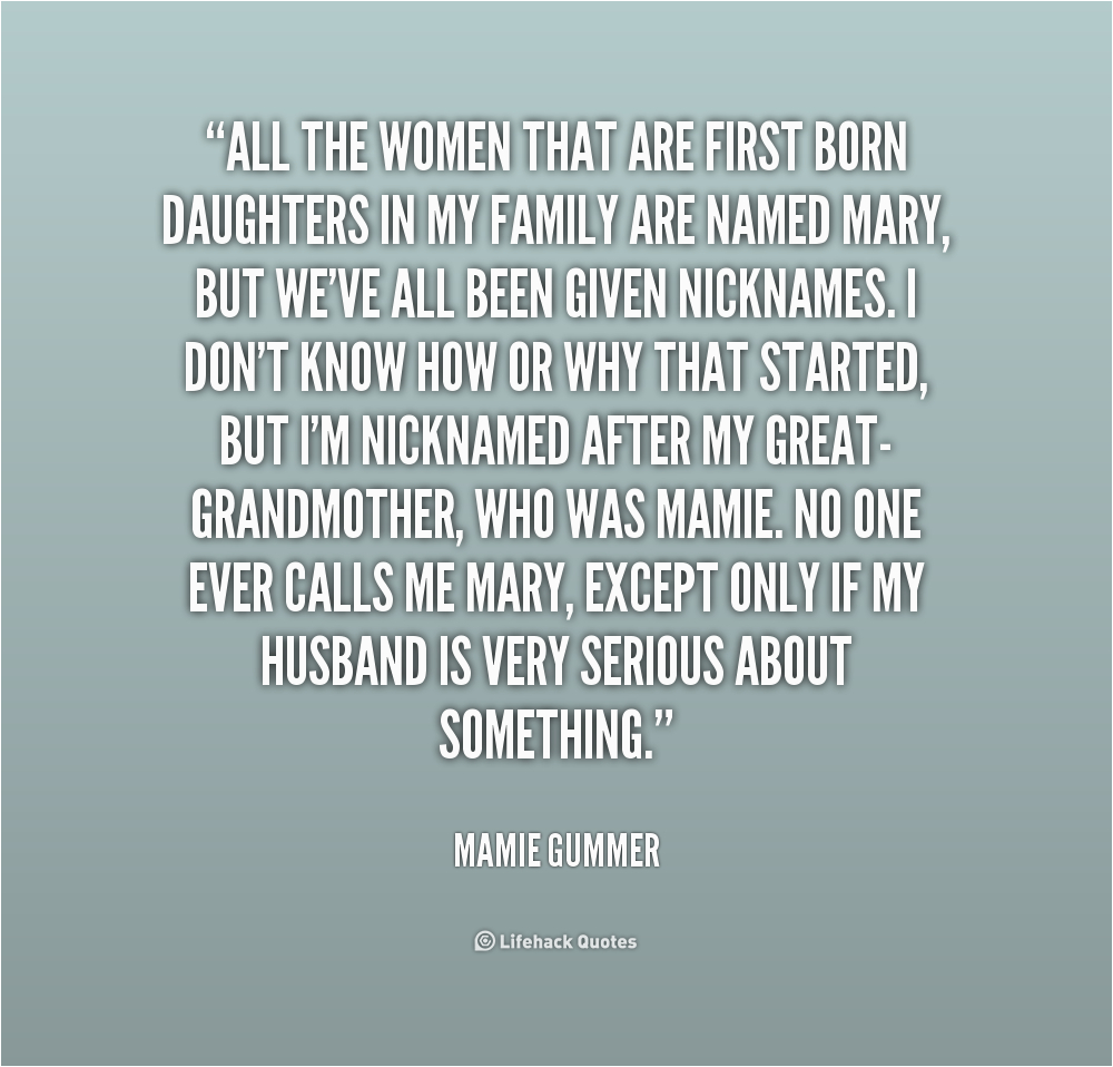 quotes about first born daughter