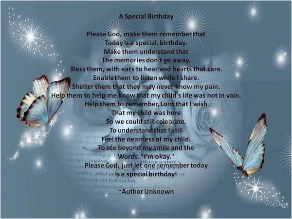 birthday wishes in heaven