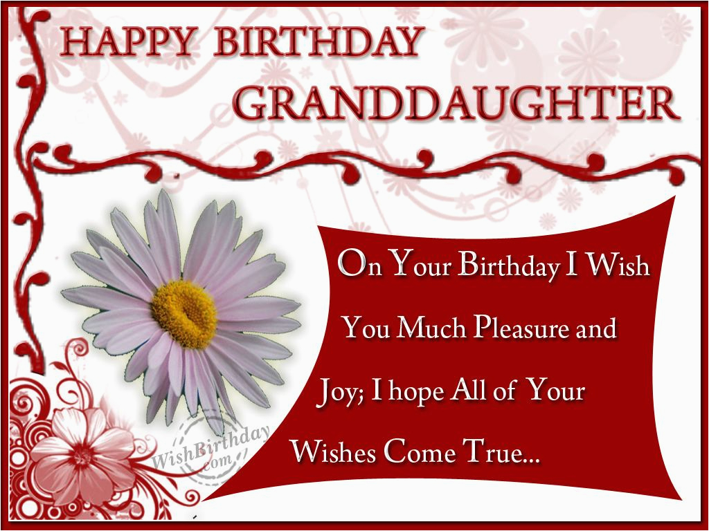 Happy Birthday to My Granddaughter Quotes Happy Birthday Granddaughter Quotes Quotesgram