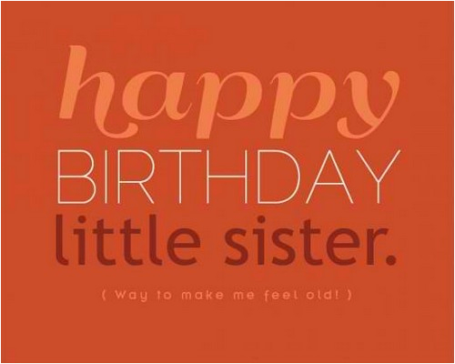 happy birthday little sister quotes