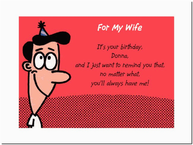 birthday of wife
