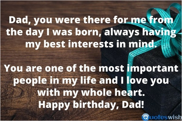 birthday wishes for father dad