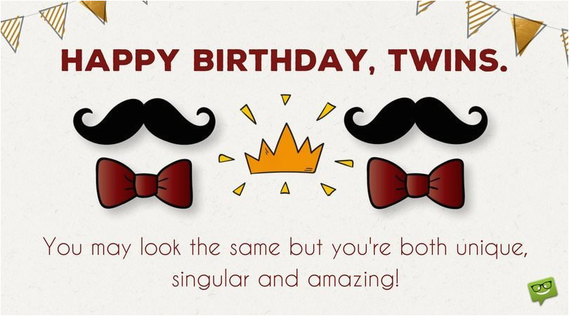 happy birthday to you and to you birthday wishes for twins