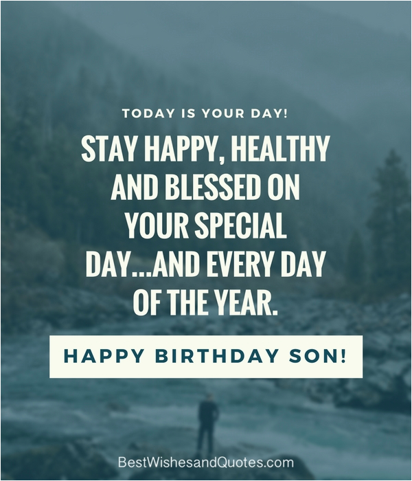 Happy Birthday Wishes Quotes for A son | BirthdayBuzz