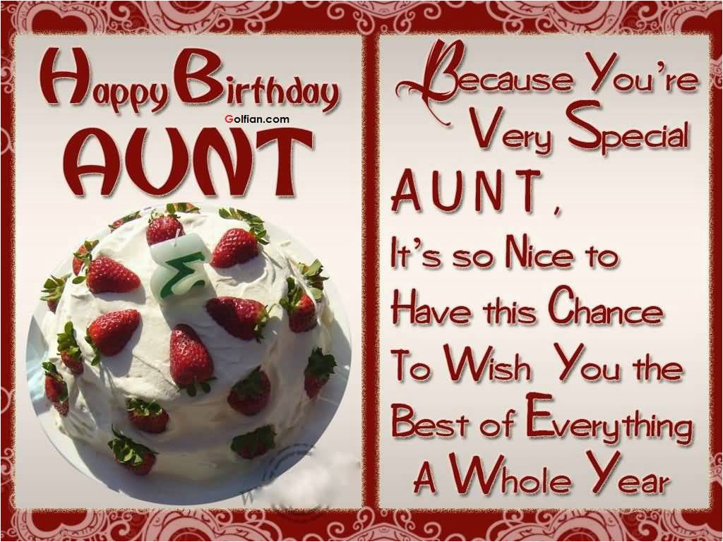 birthday wishes for aunt