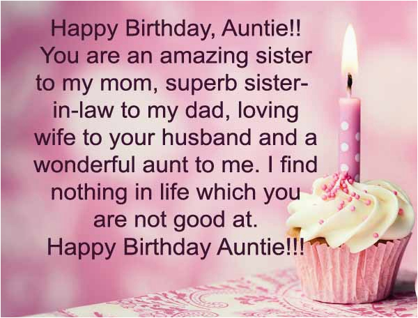 happy birthday aunt wishes quotes messages