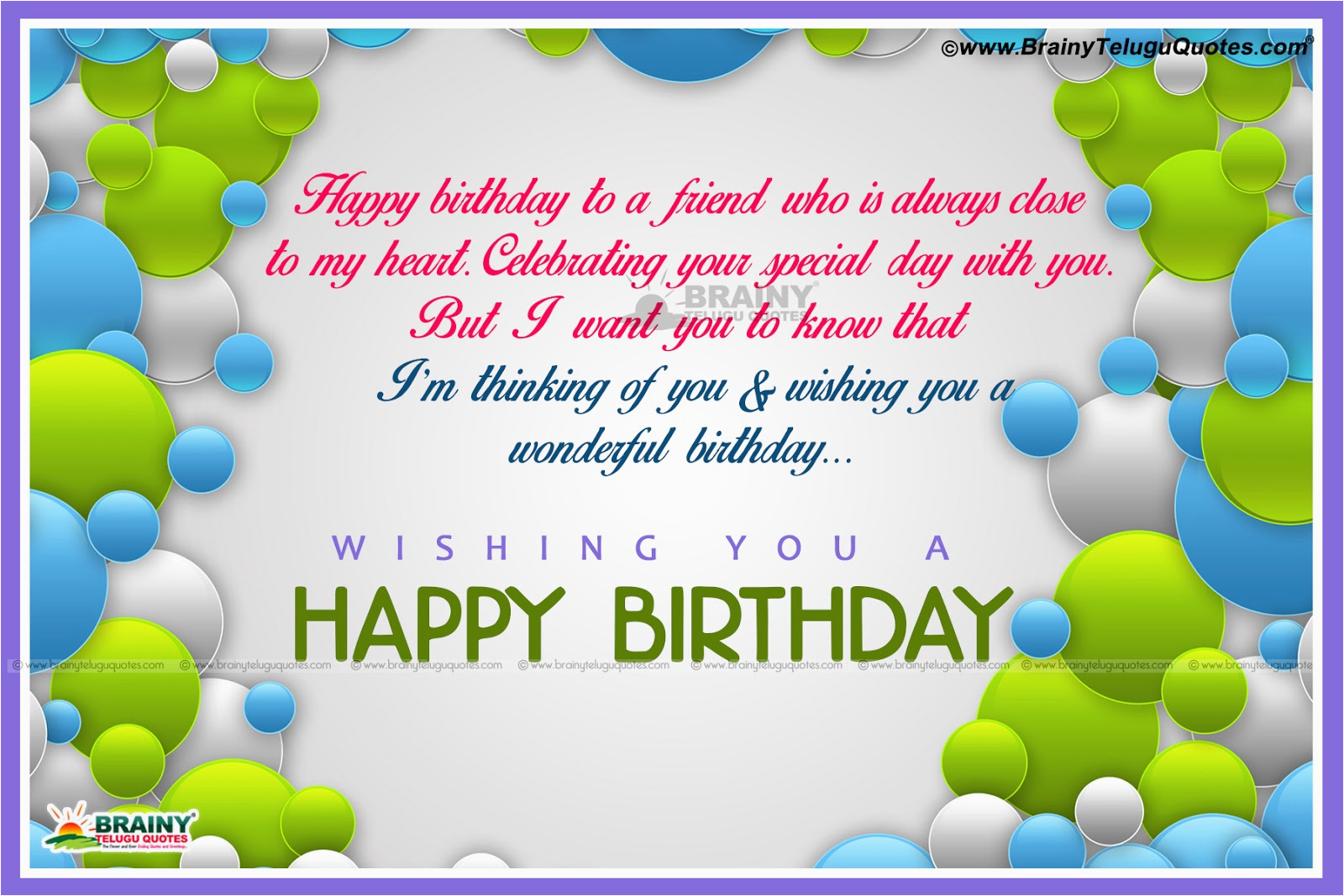 Happy Birthday Wishes Quotes In English Friend Birthday Quotes and