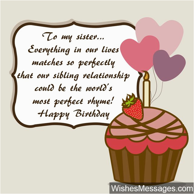 birthday wishes for sister