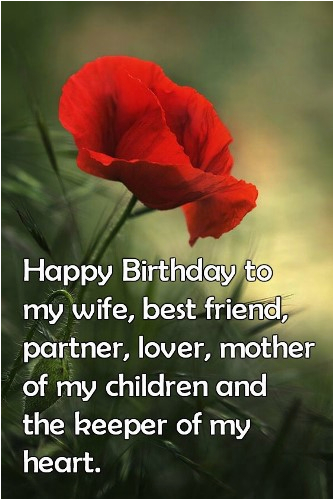 birthday wishes for wife from husband