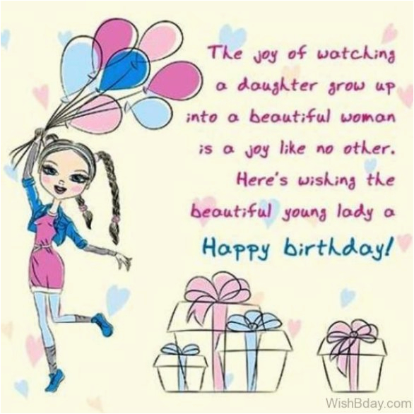 Happy Birthday Young Lady Quotes | BirthdayBuzz