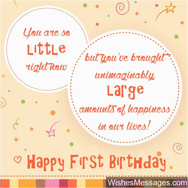 first birthday wishes