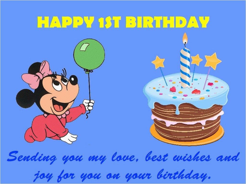 1st birthday wishes messages and quotes