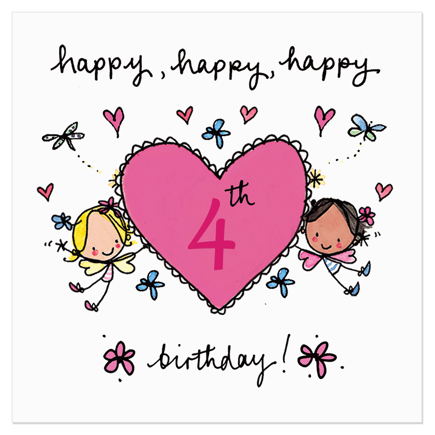 happy-4th-birthday-greeting-card-for-sale-by-dearmabel-redbubble